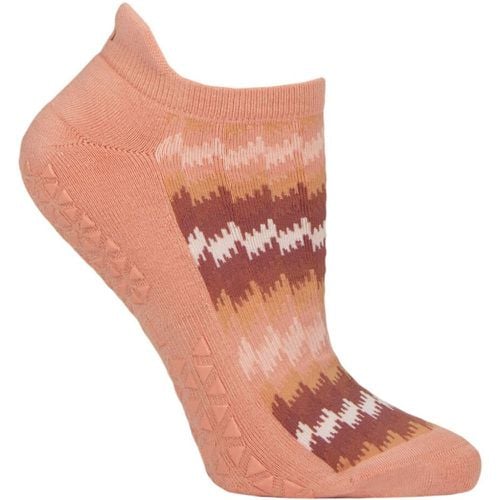 Women's 1 Pair Tavi Noir Savvy Organic Cotton Low Rise Yoga Socks with Grip Tinder Small - SockShop - Modalova