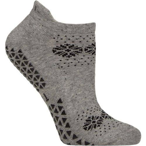 Women's 1 Pair Tavi Noir Savvy Organic Cotton Low Rise Yoga Socks with Grip Frost Small - SockShop - Modalova