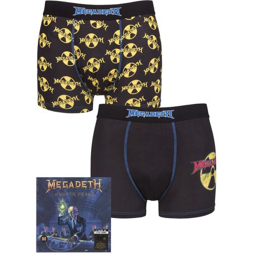 Megadeth 2 Pack Exclusive to Gift Boxed Boxer Shorts Small - SockShop - Modalova
