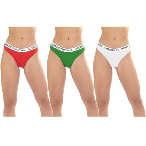 Christmas s Tanga Lot de 3 LKN-18NOËL - Brave Soul - Modalova