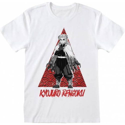 Tueur de démons Rengoku Tri s T-shirt DEM05663TSW - Lizenz - Modalova