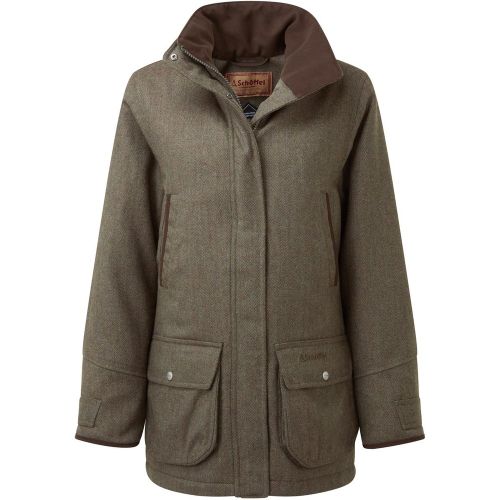 Ptarmigan Tweed Ladies Coat 12 - Schoffel - Modalova