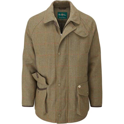 Mens Combrook Waterproof Tweed Coat Large - Alan Paine - Modalova