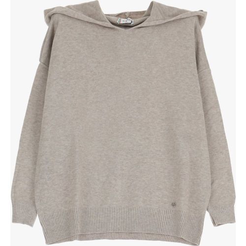 Pullover con cappuccio e maniche lunghe - Please - Modalova