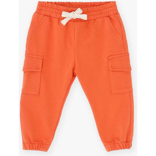 Pantaloni baby monocolour con tasche laterali e coulisse - Please - Modalova