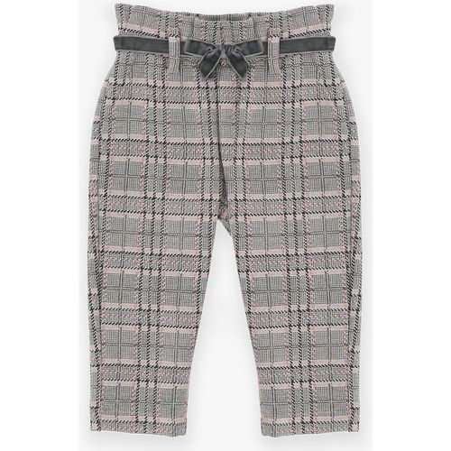 Pantaloni baby a quadri con cintura sottile - Please - Modalova