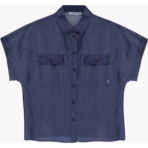 Camicia chambray a maniche corte - Please - Modalova