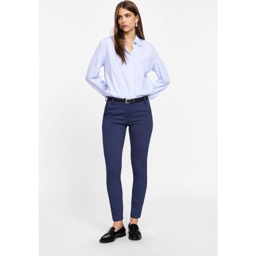 Pantaloni skinny con microstampa - Please - Modalova