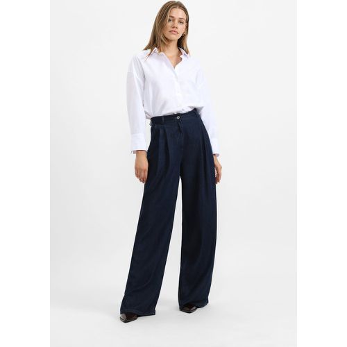 Pantaloni a gamba larga con pinces - Please - Modalova