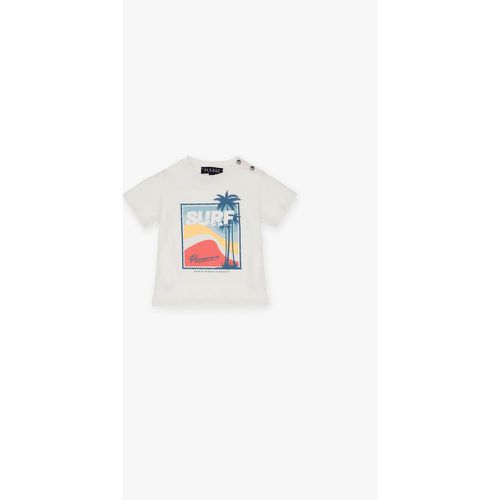 T-shirt baby in puro cotone monocolour con stampa multicolor - Please - Modalova