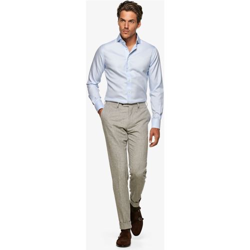 Hemd Oxford Traveller Hellblau - SuitSupply - Modalova