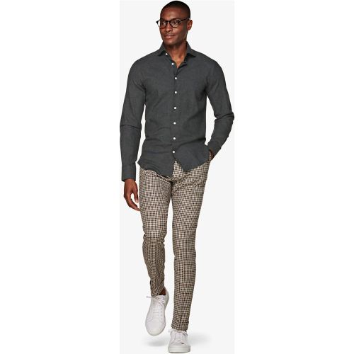 Braddon Hose Blau Mit Bundfalte - SuitSupply - Modalova