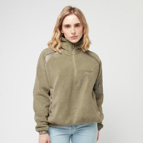 Bonny Teddy Fabric Mix Halfzip Femme Hoodies & Sweatshirts Taille XS Vêtements - Pegador - Modalova