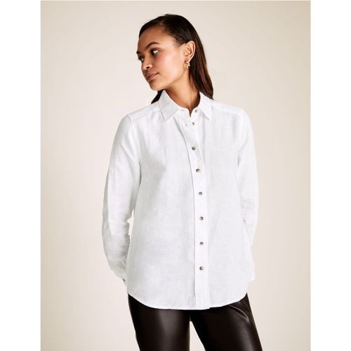 Pure Linen Long Sleeve Shirt white - Marks & Spencer - Modalova