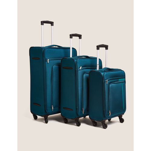 Jasper Set of 3 Soft Suitcases green - Marks & Spencer - Modalova