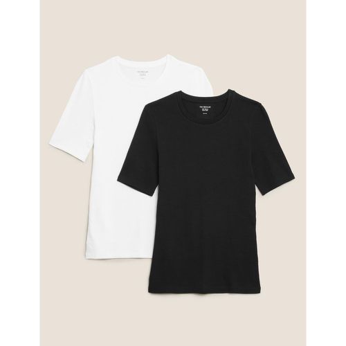 Pack Pure Cotton Regular Fit T-Shirts - Marks & Spencer - Modalova