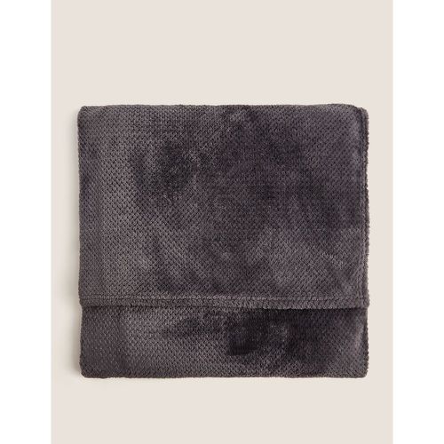Flannel Fleece Throw grey - Marks & Spencer - Modalova