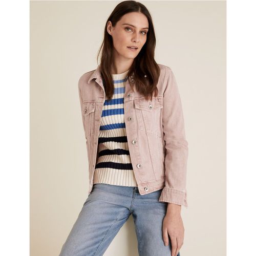 Denim Button Detailed Jacket pink - Marks & Spencer - Modalova