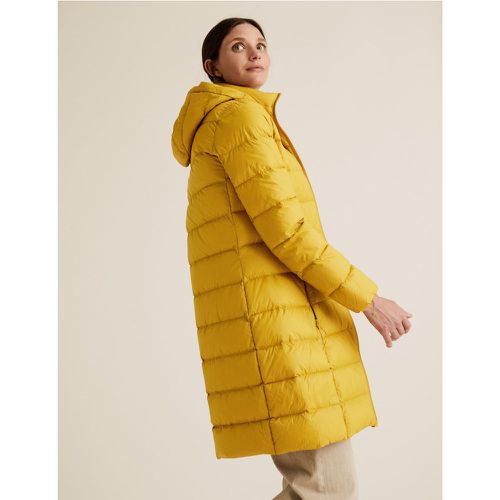 Feather & Down Puffer Coat yellow - Marks & Spencer - Modalova