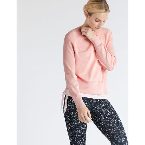 Knitted Crew Neck Long Sleeve Sweatshirt pink - Marks & Spencer - Modalova