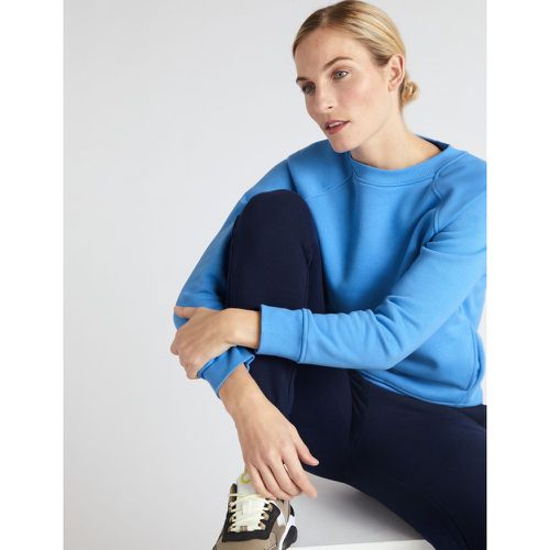 Cotton Crew Neck Sweatshirt blue - Marks & Spencer - Modalova