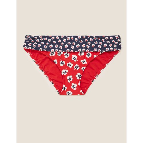 Floral Hipster Bikini Bottoms red - Marks & Spencer - Modalova