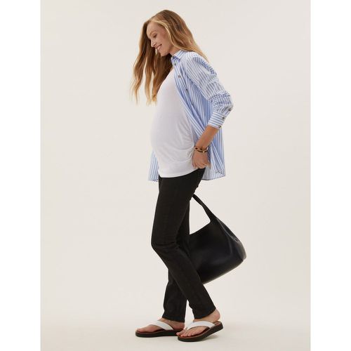 Maternity Sienna Premium Straight Leg Jeans black - Marks & Spencer - Modalova