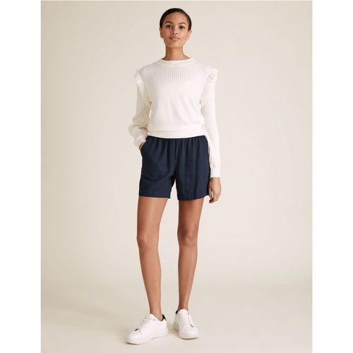 Linen Shorts navy - Marks & Spencer - Modalova