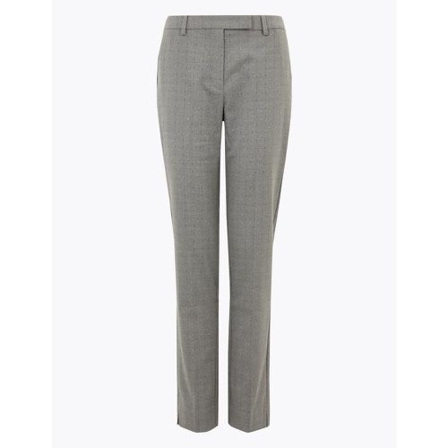 Mia Slim Pindot Ankle Grazer Trousers grey - Marks & Spencer - Modalova
