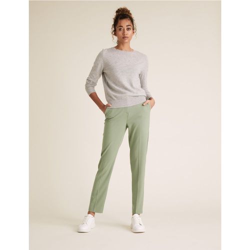 Slim Fit Ankle Grazer Trousers green - Marks & Spencer - Modalova