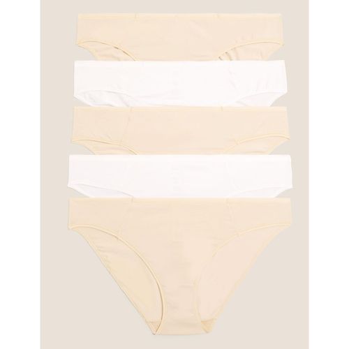 Pk No VPL Cotton Modal Bikini Knickers beige - Marks & Spencer - Modalova