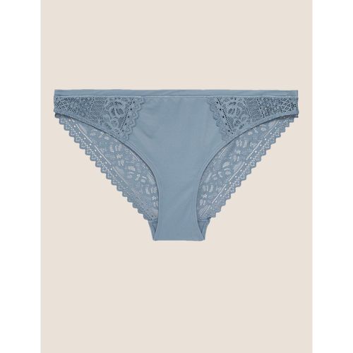 Sumptuously Soft™ Lace Brazilian Knickers blue - Marks & Spencer - Modalova