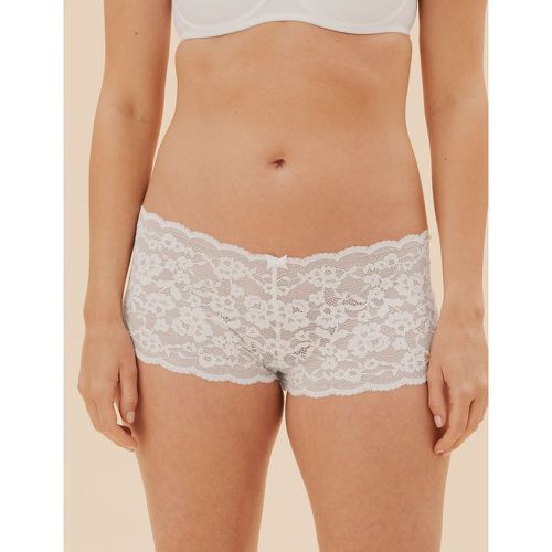 All Over Lace Shorts white - Marks & Spencer - Modalova