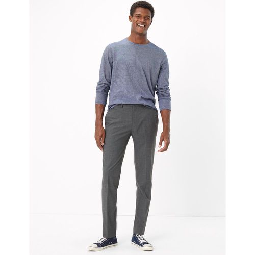 Skinny Fit Stretch Trousers grey - Marks & Spencer - Modalova