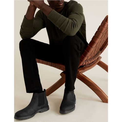 Leather Pull-On Chelsea Boots black - Marks & Spencer - Modalova