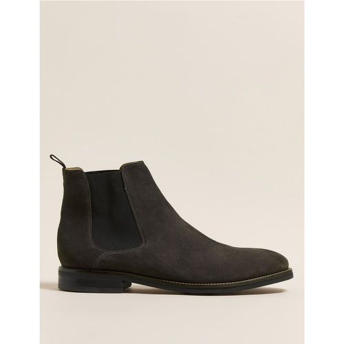 Suede Pull-On Chelsea Boots grey - Marks & Spencer - Modalova