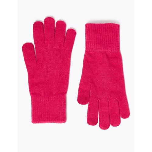 Super Soft Knitted Gloves pink - Marks & Spencer - Modalova