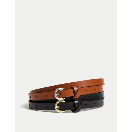 Pack Leather Hip Belt black - Marks & Spencer - Modalova