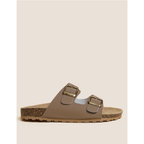 Leather Footbed Sandals brown - Marks & Spencer - Modalova