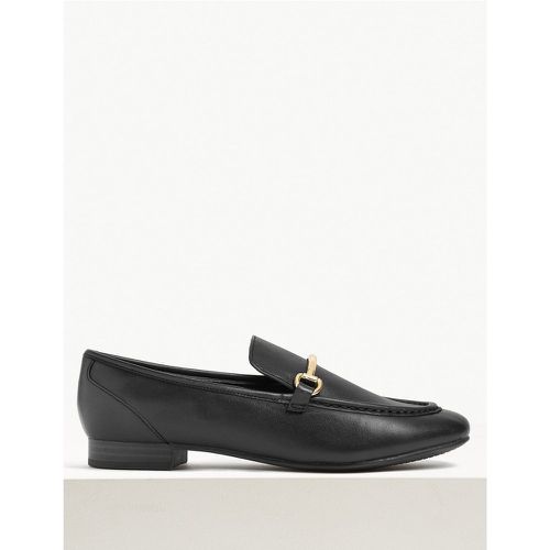 Leather Bar Pumps black - Marks & Spencer - Modalova