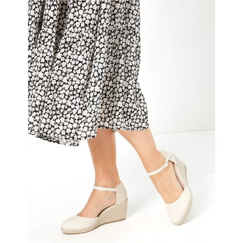 Ankle Strap Wedge Espadrilles beige - Marks & Spencer - Modalova