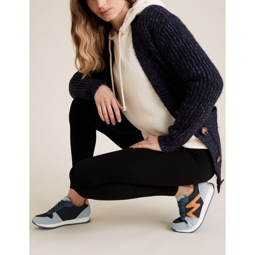 Lace Up Side Detail Trainers blue - Marks & Spencer - Modalova