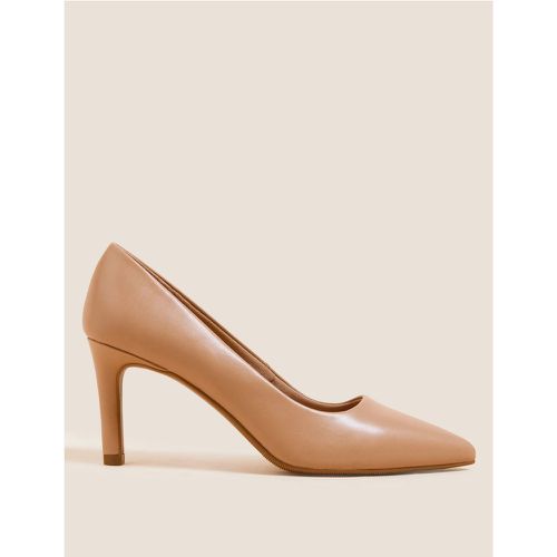 Stiletto Heel Pointed Court Shoes beige - Marks & Spencer - Modalova