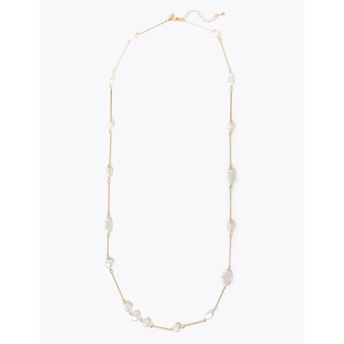 Freshwater Pearl Rope Necklace gold - Marks & Spencer - Modalova