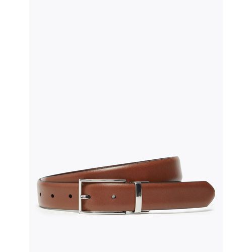 Leather Reversible Belt brown - Marks & Spencer - Modalova