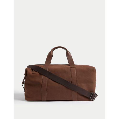 Premium Leather Weekend Bag brown - Marks & Spencer - Modalova