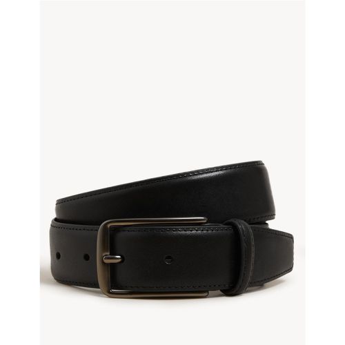 Italian Leather Smart Belt black - Marks & Spencer - Modalova
