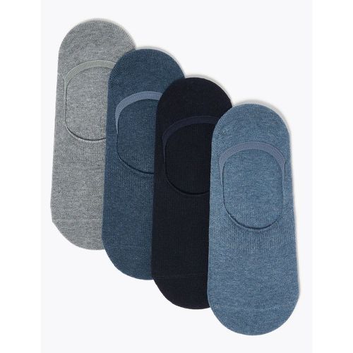 Pack Cool & Fresh™ Invisible Socks navy - Marks & Spencer - Modalova
