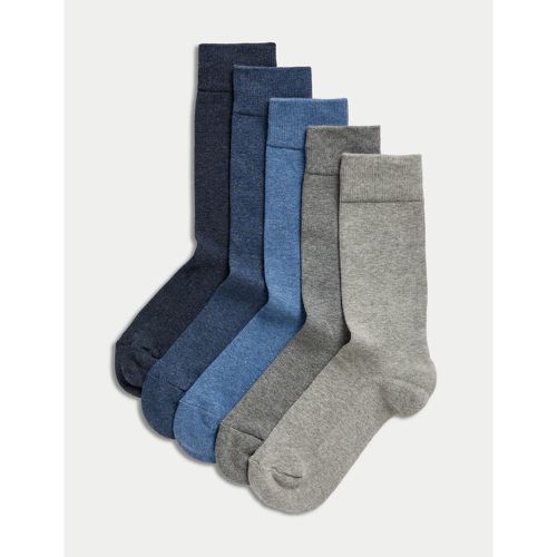 Pack Cool & Fresh™ Cushioned Socks blue - Marks & Spencer - Modalova