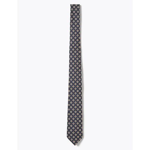 Slim Geometric Tie navy - Marks & Spencer - Modalova